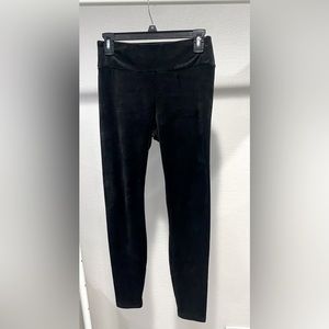 Velvet/suede Black Leggings